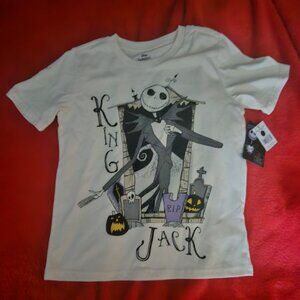 Nightmare Before Christmas King Jack T-shirt Size 10/12
